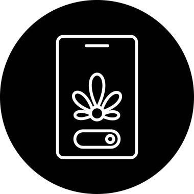 Meditasyon web simgesi vektör illüstrasyonu