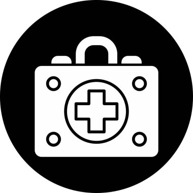 İlk yardım kiti vektör illüstrasyonu