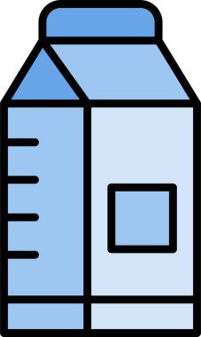  süt ağı simgesi basit illüstrasyon