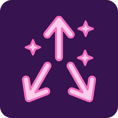 Oklar. Web simgesi basit illüstrasyon