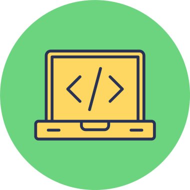 Geliştirici basit tasarım vektör çizimi