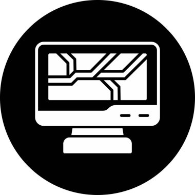 Ayrıntılı plan. Web simgesi vektör illüstrasyonu