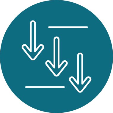 Oklar. Web simgesi basit illüstrasyon