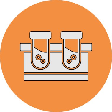 lab test tüpleri ikon vektör illüstrasyonuName