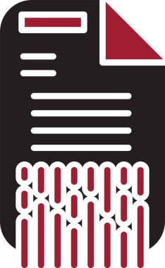 Parçalamak. Web simgesi basit illüstrasyon