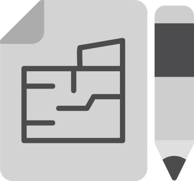 Beyaz arkaplanda yerleşim simgesi izole edildi 