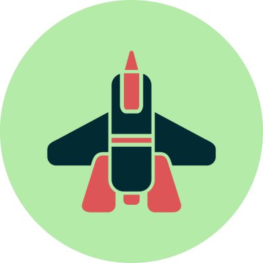 Uçak. Web simgesi basit illüstrasyon