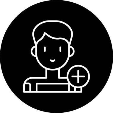 Sabırlı. Web simgesi basit illüstrasyon