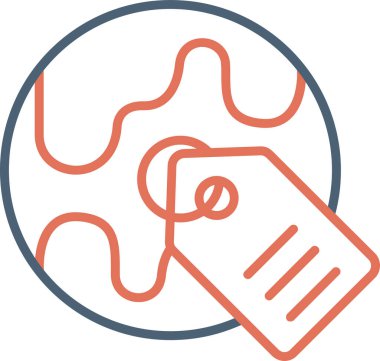 Fiyat etiketi vektör illüstrasyonu 