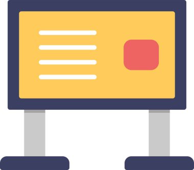 Web simgesi vektör illüstrasyonunu imzala