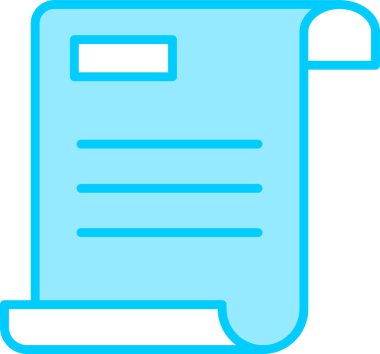 Bills Web simgesi basit illüstrasyon