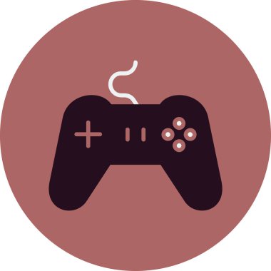 Kontrolcü. Web simgesi basit tasarım 