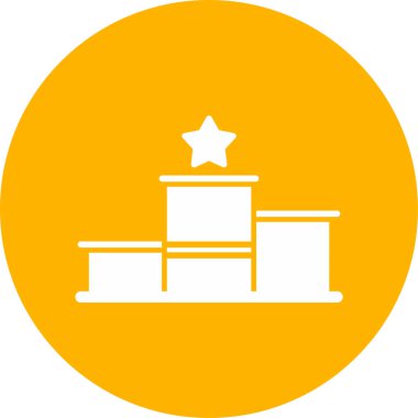 Vektör Podium Web simgesi illüstrasyonu
