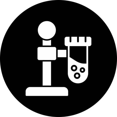 Kimyasal matara kimyasal ikonu - taslak biçimi