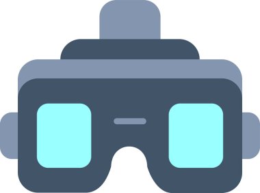 Gözlükler. Web simgesi basit illüstrasyon