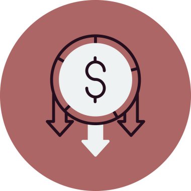 Basis 'e mal oldu. Web simgesi basit illüstrasyon