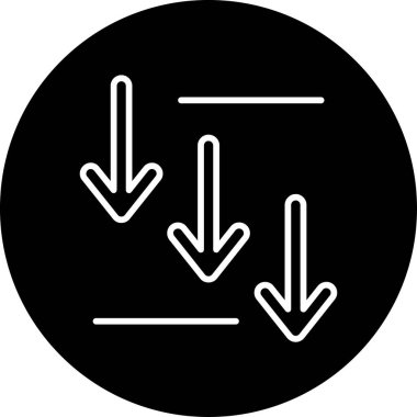 Oklar. Web simgesi basit illüstrasyon