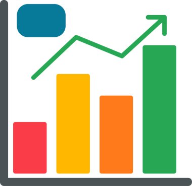 grafik grafik simgesi, vektör çizim  