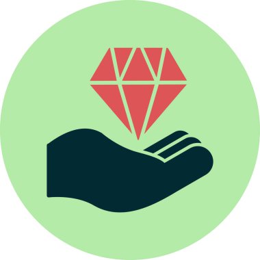 Değerli ağ simgesinin vektör çizimi