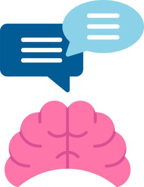 Diyalog baloncukları, iletişim konsepti, vektör illüstrasyonu