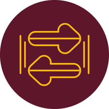 Oklar. Web simgesi basit illüstrasyon