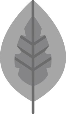 Yaprak. Web simgesi basit illüstrasyon