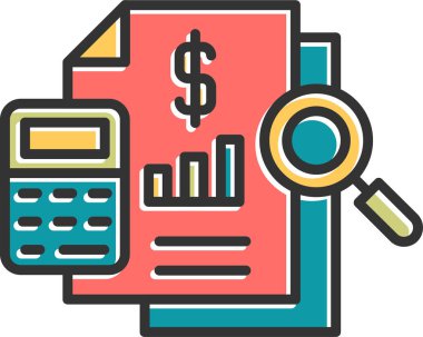 Basit Denetim simgesi vektör çizimi