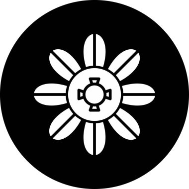 Yasemin. Web simgesi basit tasarım 