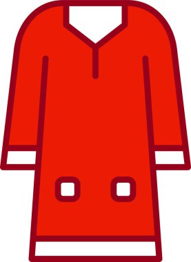 Djellaba. Web simgesi basit illüstrasyon