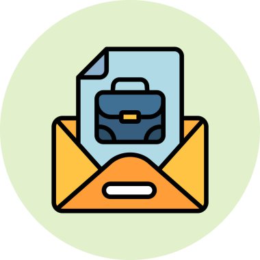 Harf web simgesi vektör illüstrasyonu