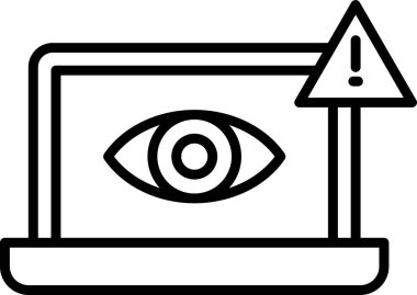 Casus mu? Web simgesi basit illüstrasyon