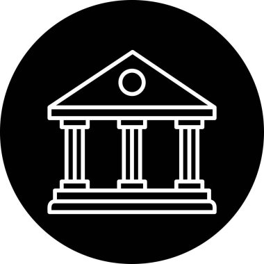 Belediye Binası web simgesi basit tasarım 