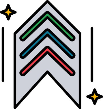 Oklar. Web simgesi basit illüstrasyon