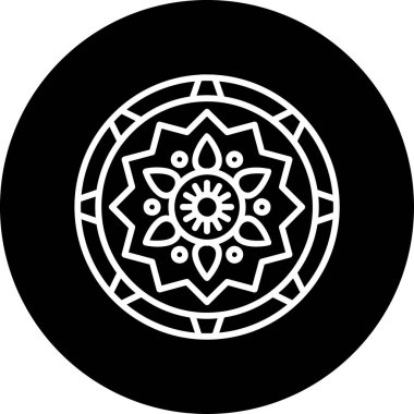 Geometrik mandala çizimi