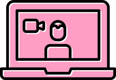 Basit simgeyi karşılama vektör illüstrasyonu