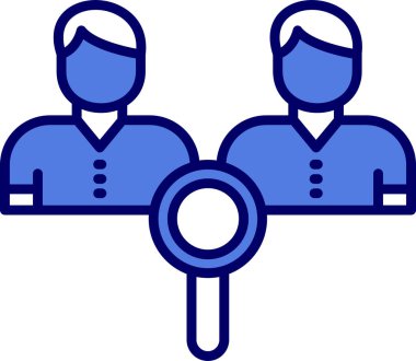 Rakibim. Web simgesi basit illüstrasyon