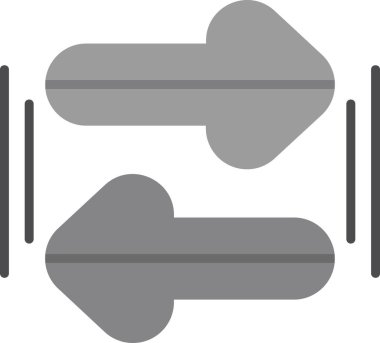 Oklar. Web simgesi basit illüstrasyon