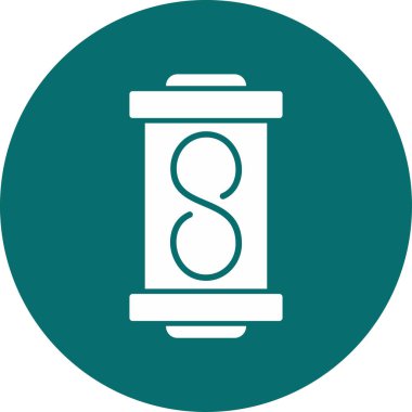 Sonsuzluk simgesinin vektör illüstrasyonu