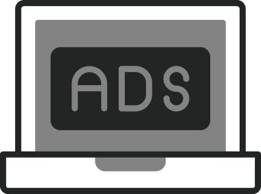 Karmaşık olmayan renk temalı soyut vektör sembolü