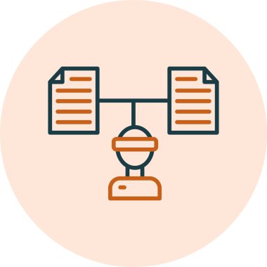 Sohbet mesajı vektör illüstrasyonu