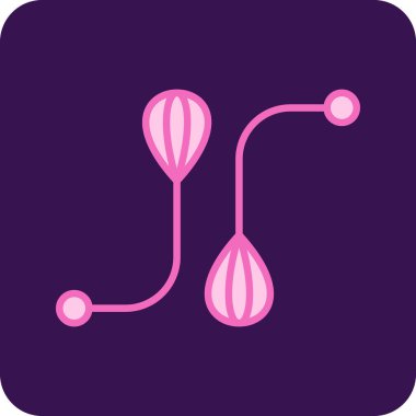 Beyaz Arkaplanda Kapari Vektör Simgesi İzole Edildi  