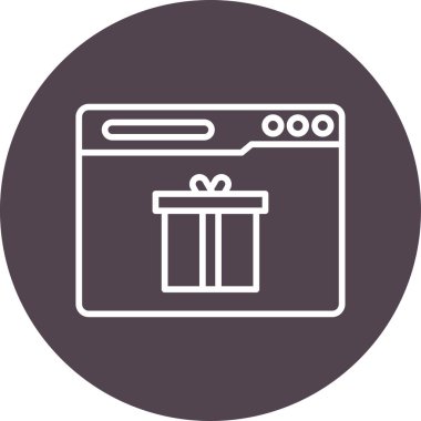  Verilen simge vektör illüstrasyon tasarımı