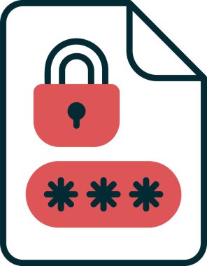 Bir belge simgesinin temiz ve basit vektör illüstrasyonu.