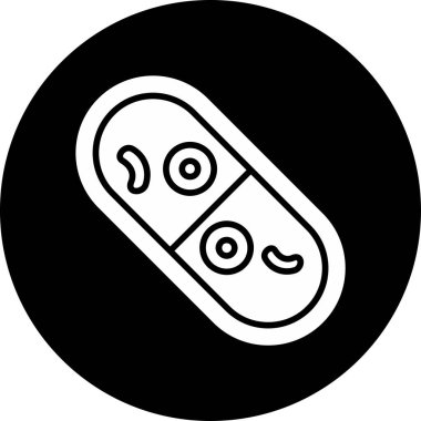 - Silindirik. Web simgesi basit illüstrasyon