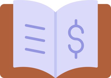 Kitap simgesi çizimi beyaz arkaplanda izole edildi 