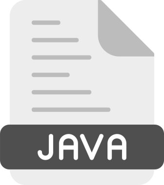 Java programlama kodu vektör illüstrasyonu 
