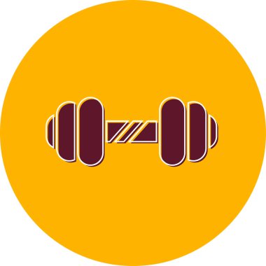 dambıl simgesi basit illüstrasyon