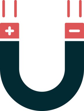 mıknatıs simgesi vektör çizimi 