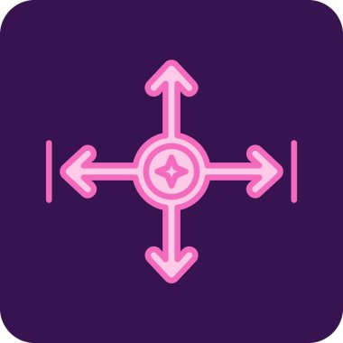 Oklar. Web simgesi basit illüstrasyon