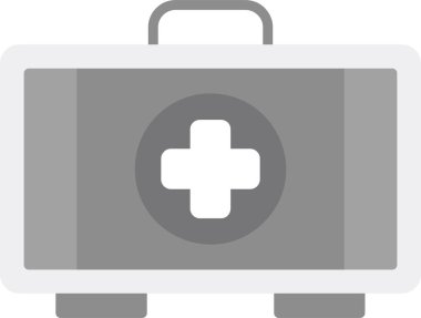 İlk yardım kiti vektör illüstrasyonu